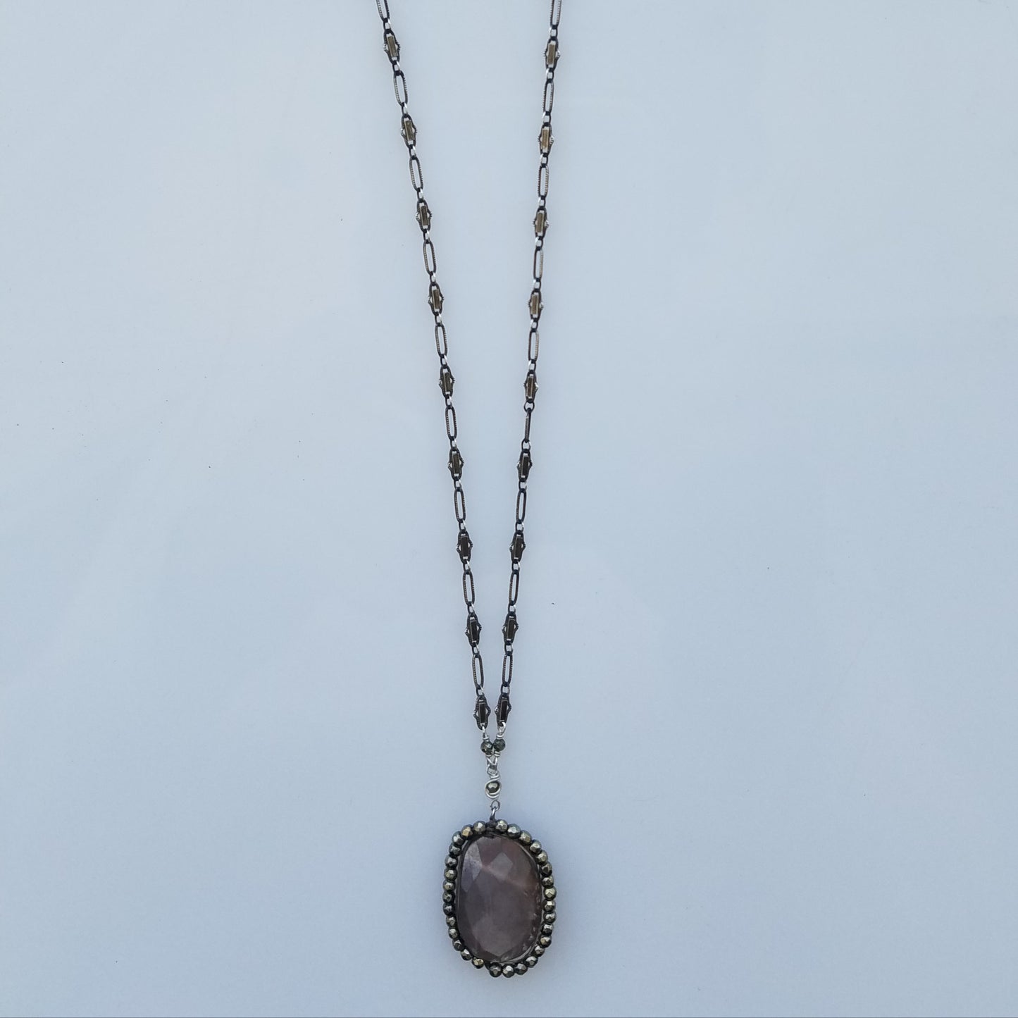 Victorian inspired necklace, handcrafted by Antiqua Jewelry