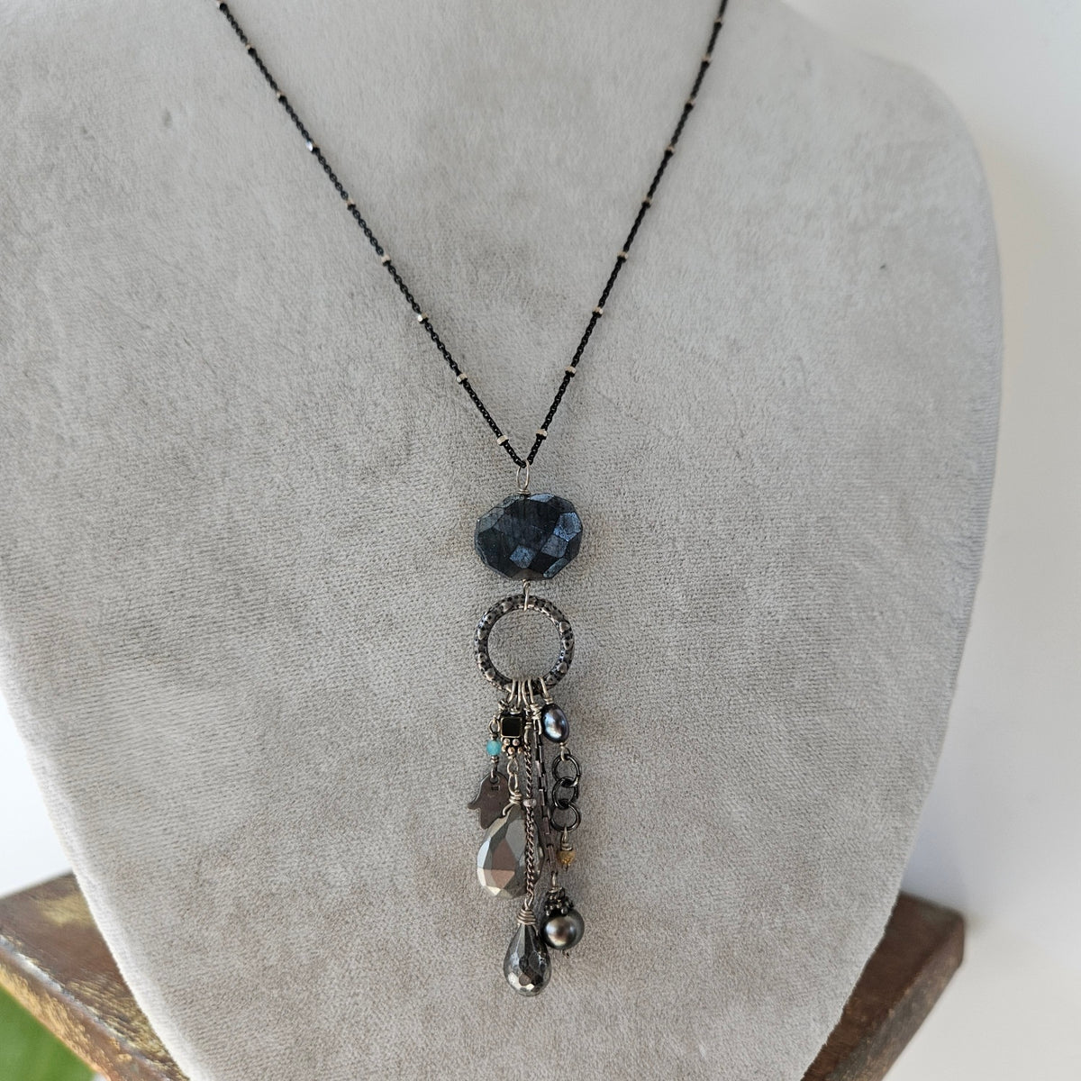 Charming silver necklace, handcrafted by Antiqua Jewelry