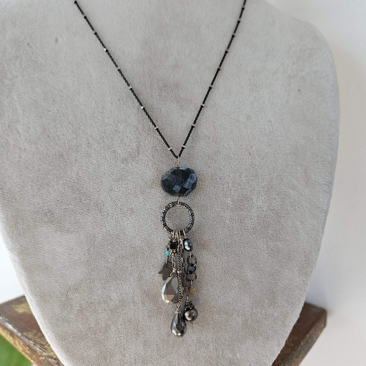 Charming silver necklace, handcrafted by Antiqua Jewelry