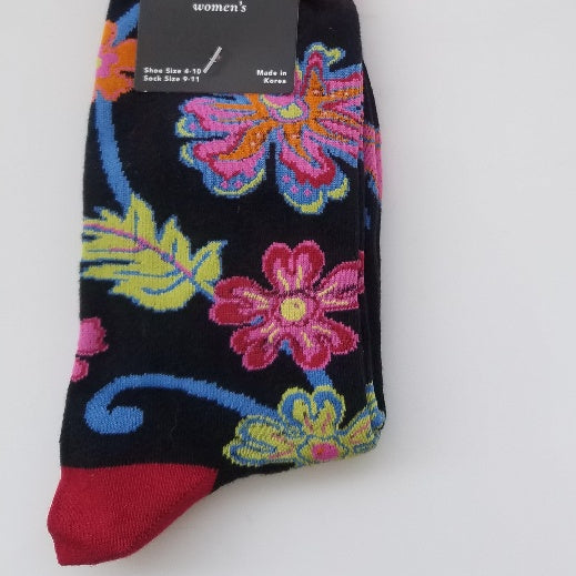 Floral socks